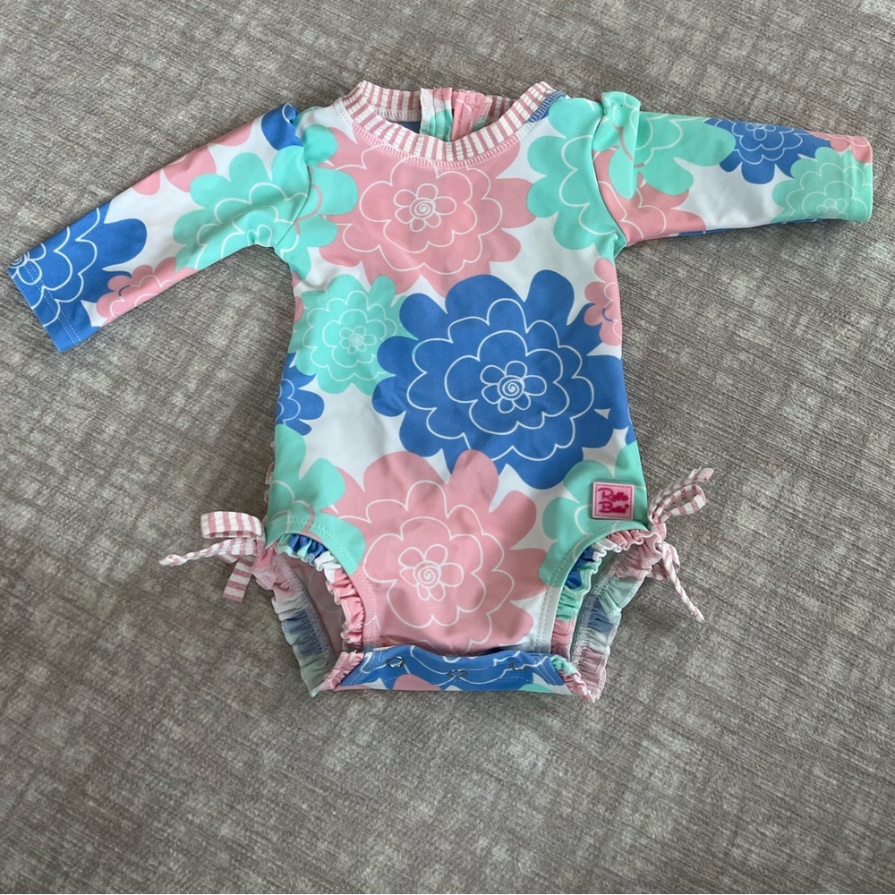 NWOT 0-3 mo Ruffle Butts swim suit